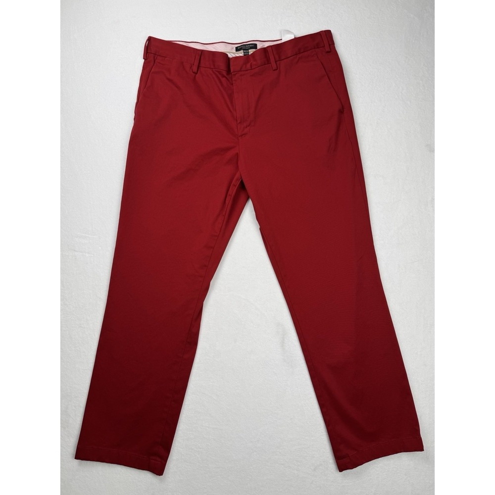 Banana Republic Aiden Slim Fit Chino‎ Pants Red 38x34 Mens